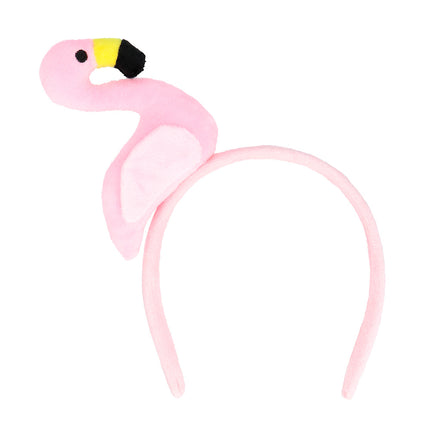 Boland Diadeem Flamingo pluche