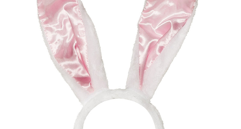 Boland Diadeem Grote konijnenoren wit