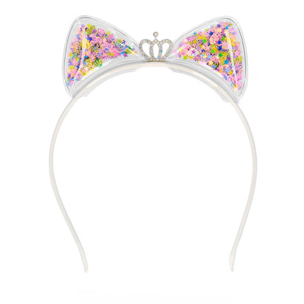 Boland Diadeem Royal glitter kat oren
