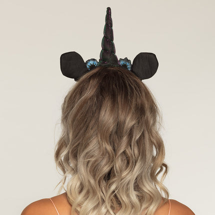 Boland Diadeem unicorn donker