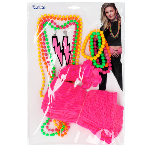 Boland Disco verkleed set 80's neon