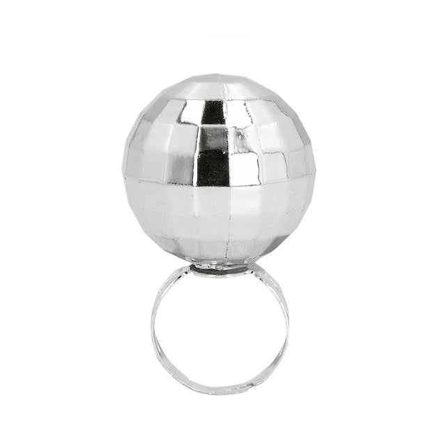Boland Disco verkleed set zilver