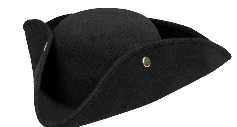 Boland Driesteek bruin hoed Admiraal William tricorn