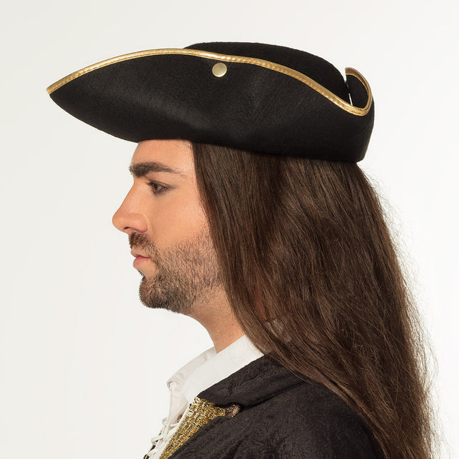 Boland Driesteek zwart hoed Admiraal Henry Tricorn
