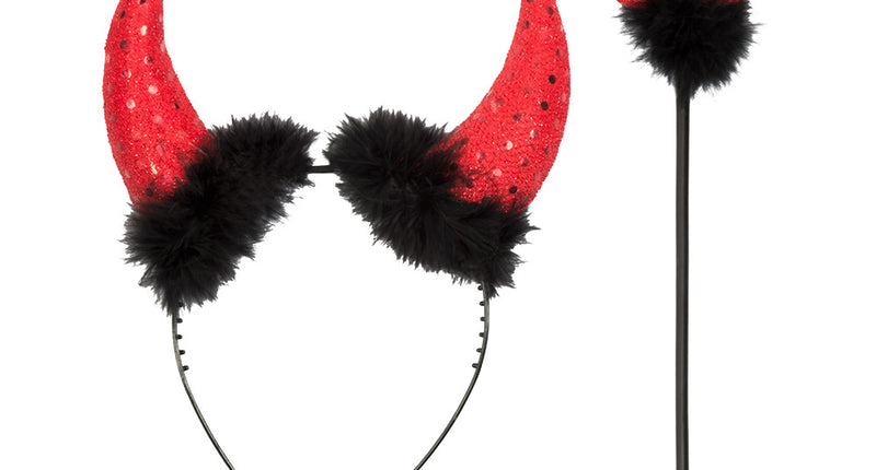 Boland Duivelin verkleed set glitters