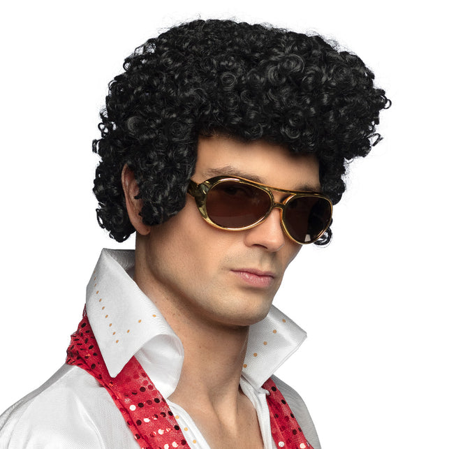 Boland Elvis Pres pruik Rock 'n Roll