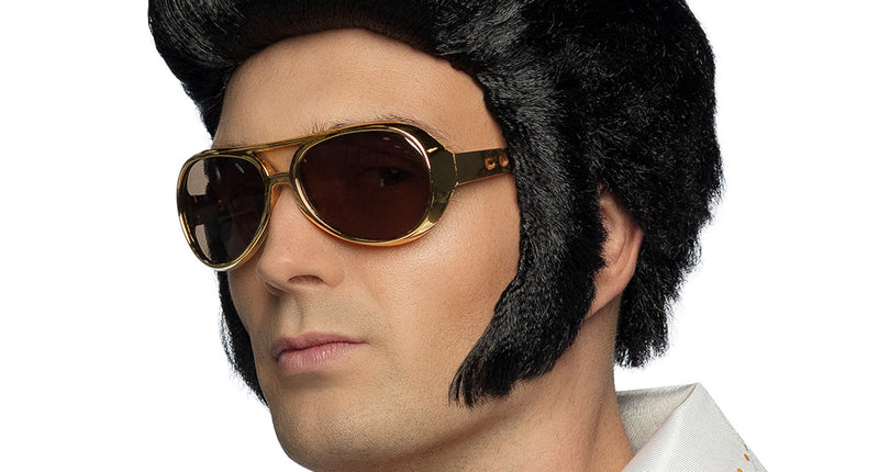 Boland Elvis Pres pruik Rock 'n Roll de luxe