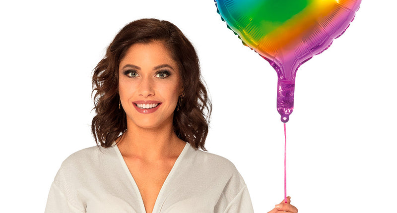 Boland Folieballon Hart regenboog