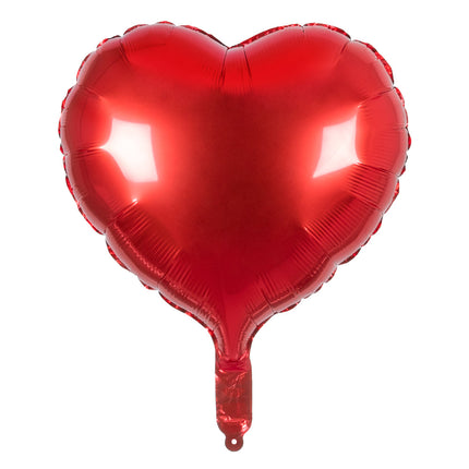 Boland Folieballon Hart rood