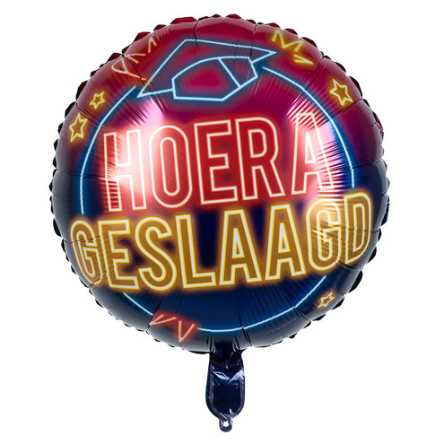 Boland Folieballon 'Hoera geslaagd'