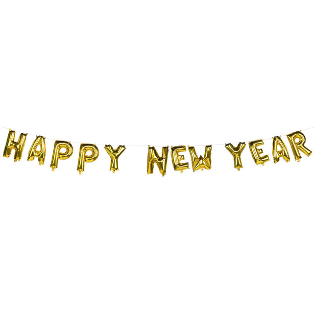 Boland Folieballonslinger 'Happy new year'
