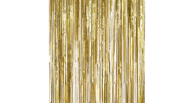 Boland Foliegordijn Metallic goud