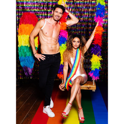 Boland Foliegordijn Metallic multikleur