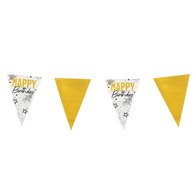 Boland Folievlaggenlijn 'Happy birthday'