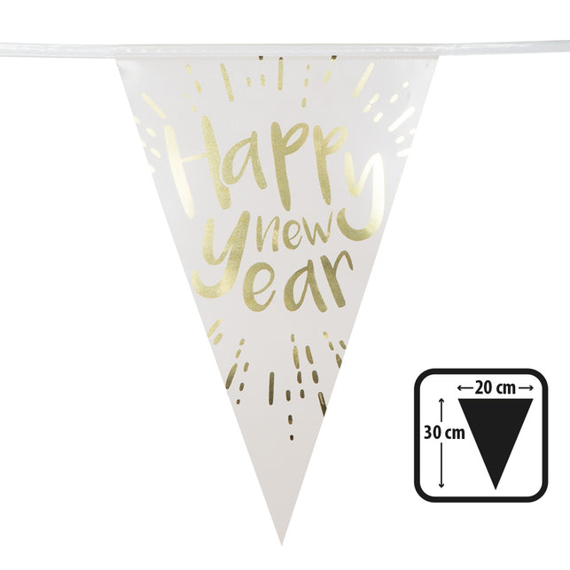Boland Folievlaggenlijn 'Happy new year'