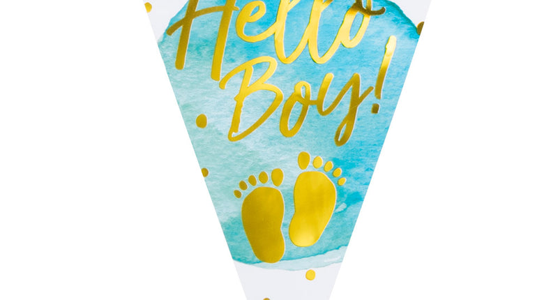 Boland Folievlaggenlijn 'Hello boy!'