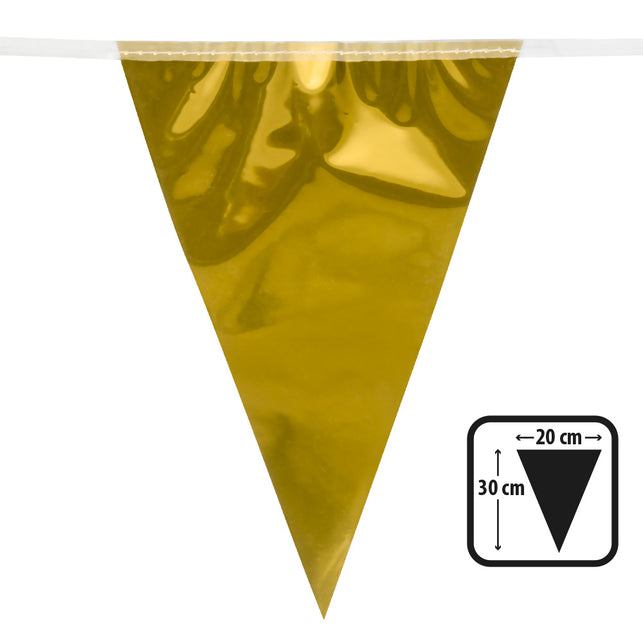 Boland Folievlaggenlijn Metallic goud