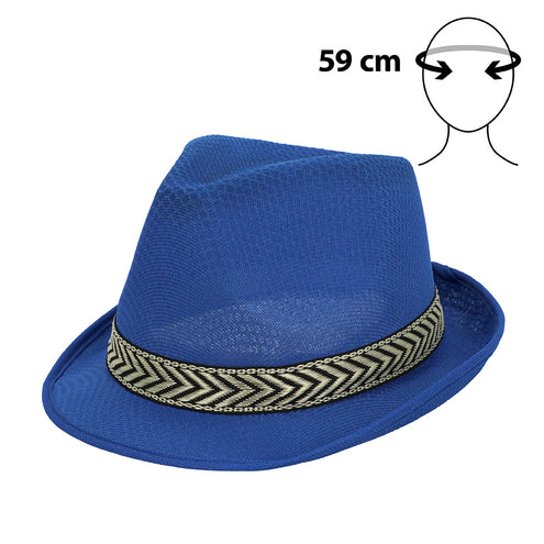 Boland Funky verkleedhoed blauw
