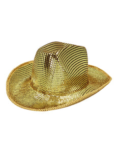 Boland Gouden cowboyhoed glitter Texas