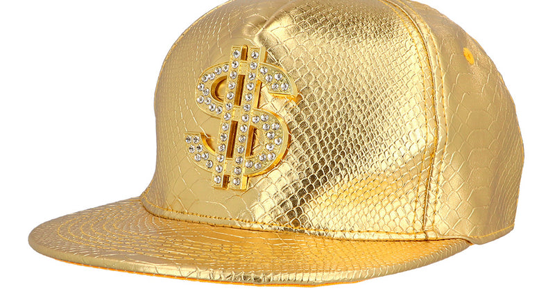 Boland Gouden pet Dollar Money maker goud