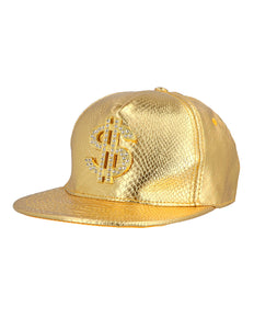 Boland Gouden pet Dollar Money maker goud