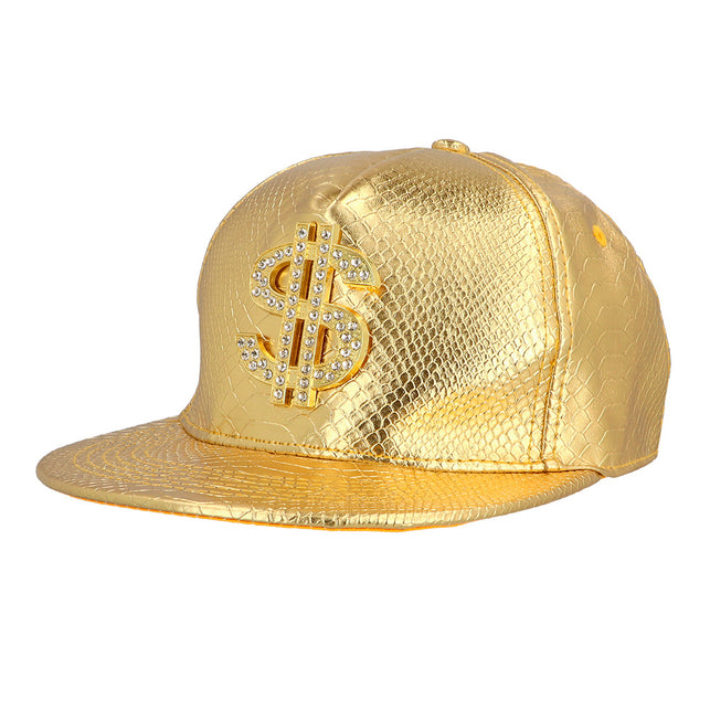 Boland Gouden pet Dollar Money maker goud