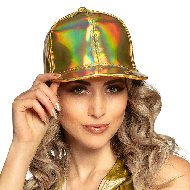 Boland Gouden pet holografisch