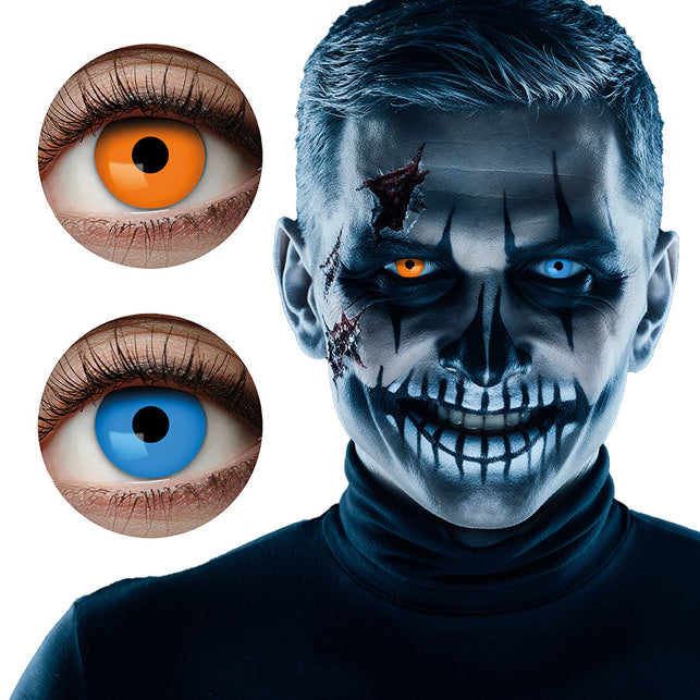 Boland Halloween duo contactlenzen Jester (3 maanden)