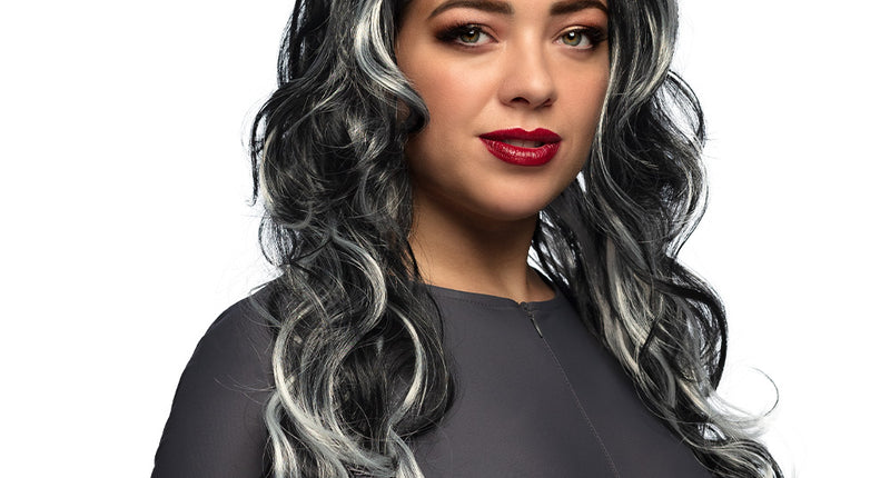 Boland Heksenpruik Swamp zwart grijs