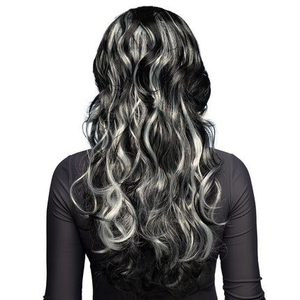 Boland Heksenpruik Swamp zwart grijs