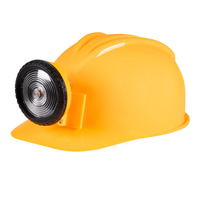 Boland Helm bouwvakker mijnwerker met licht