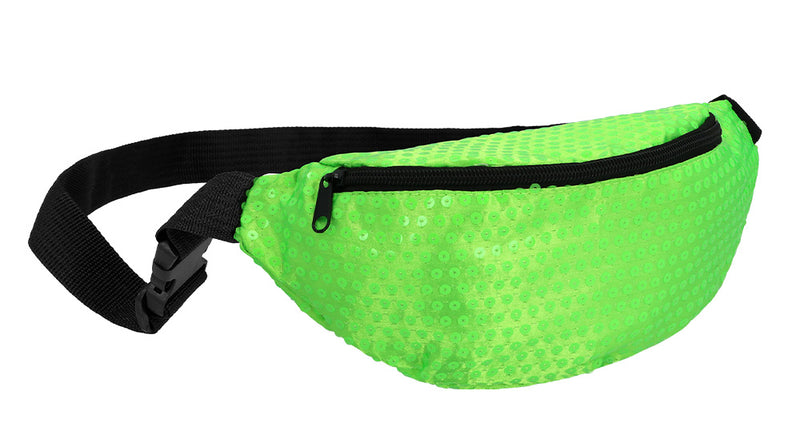 Boland Heuptasje pailletten neongroen