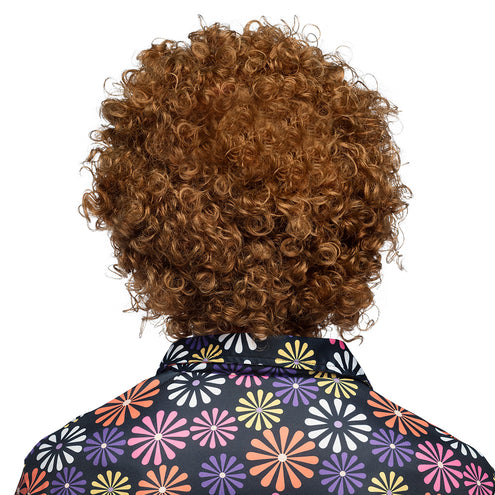 Boland Hippie pruik groove bruin krullen