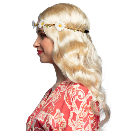 Boland Hippie pruik Joy blond