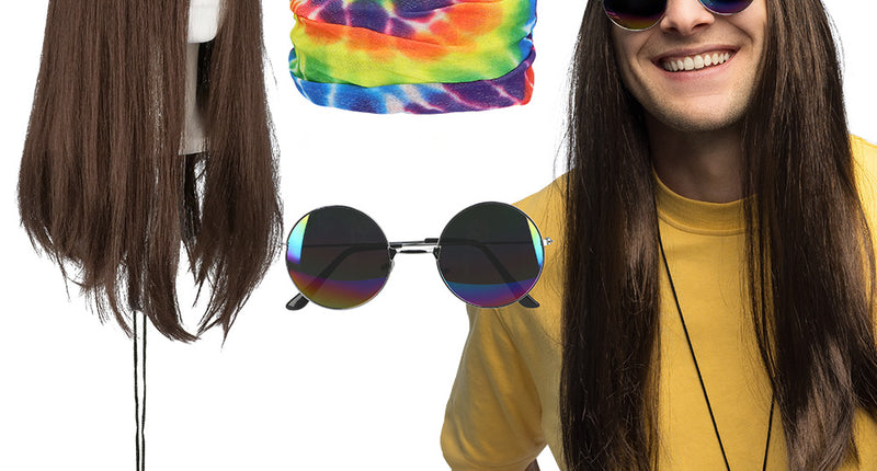 Boland Hippie verkleed set John