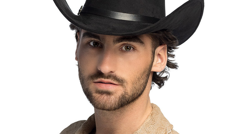 Boland Hoed cowboy Bronco zwart