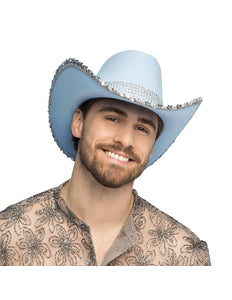 Boland Hoed cowboy Spark lichtblauw