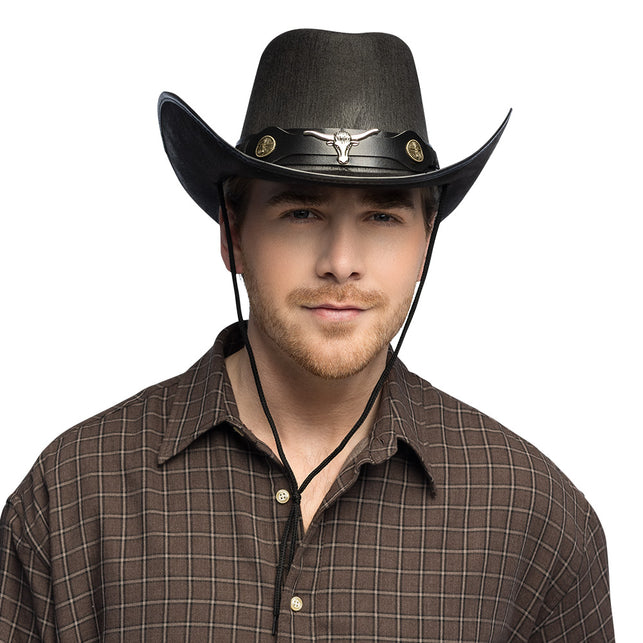 Boland Hoed cowboy Wyatt zwart