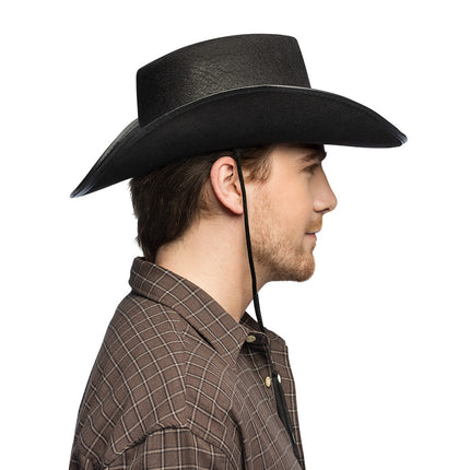 Boland Hoed cowboy Wyatt zwart