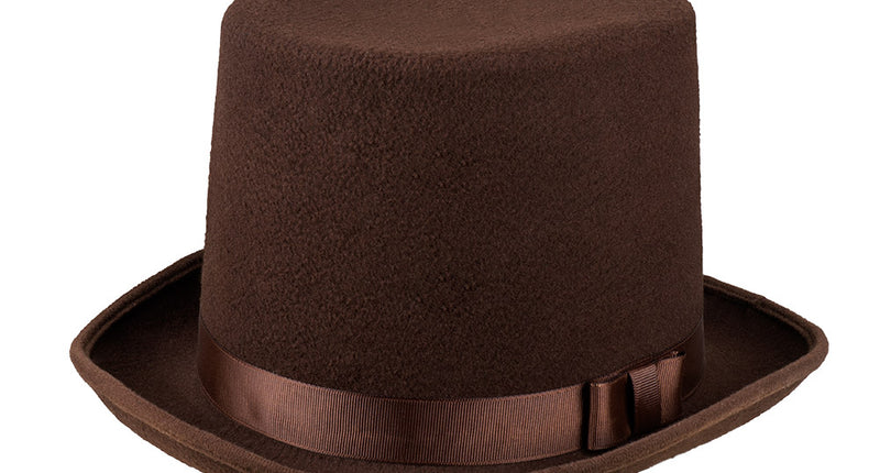 Boland Hoge hoed bruin luxe