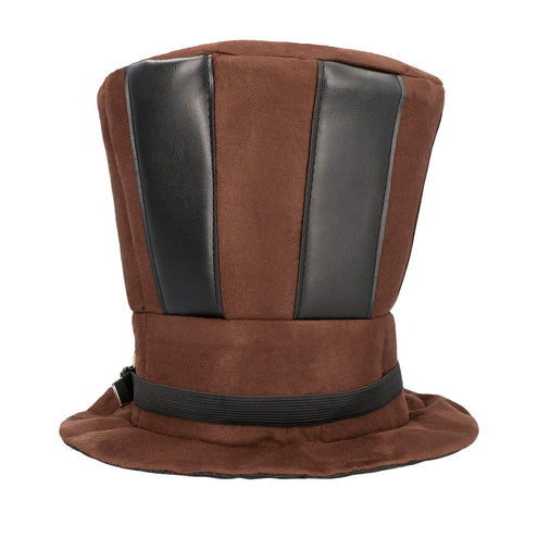 Boland Hoge hoed steampunk bruin Starepunk