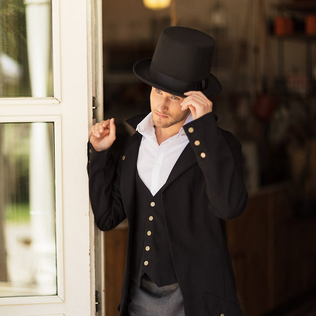 Boland Hoge hoed zwart Byron