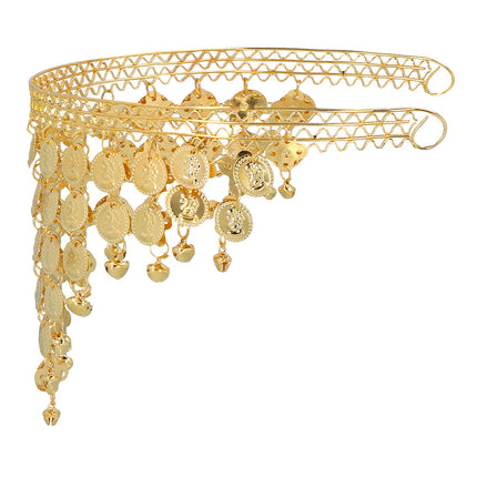 Boland Hoofdband Belly dance met muntjes