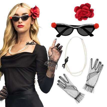 Boland Jaren 50 accessoireset (rock 'n roll)