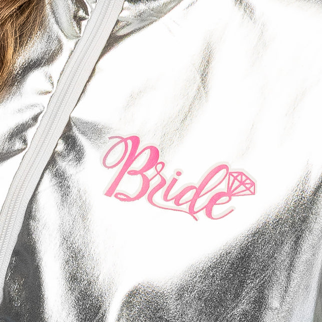 Boland Jasje 'Bride' zilver met pailletten
