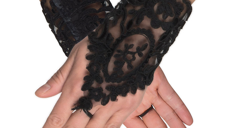 Boland Kanten handschoenen Florence zwart