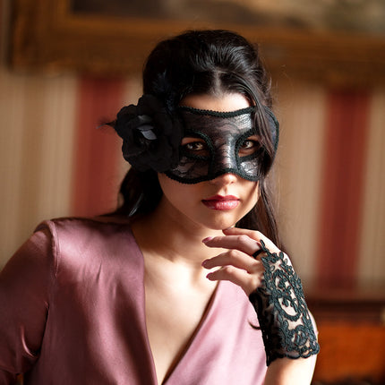 Boland Kanten handschoenen Florence zwart