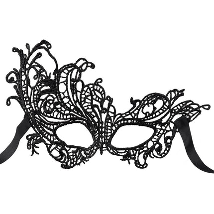 Boland Kanten masker Masquerade zwart