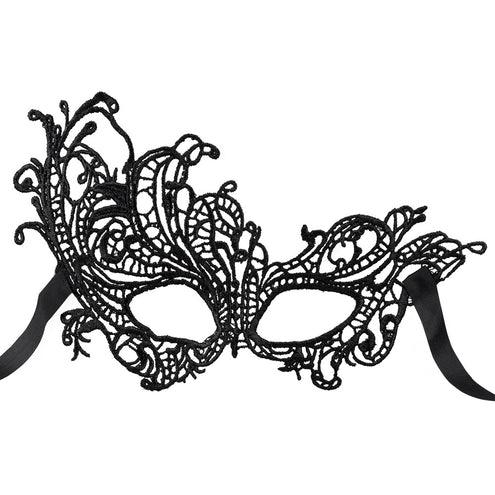 Boland Kanten masker Masquerade zwart
