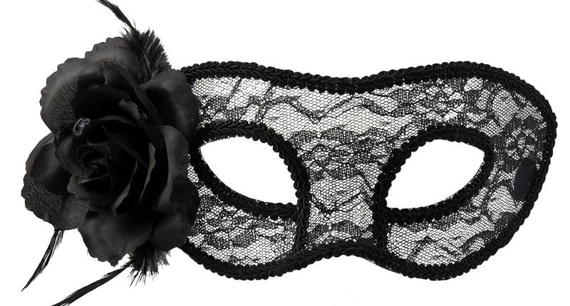 Boland Kanten oogmasker Mystique zwart